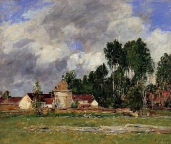 尤金 佈丹 Oiseme Landscape, near Chartres 尤金 佈丹 Oiseme Landscape, near Chartres